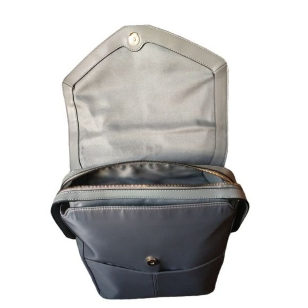A New Day Men Backpack  Nylon Gray Backpack - Picture 6 of 8